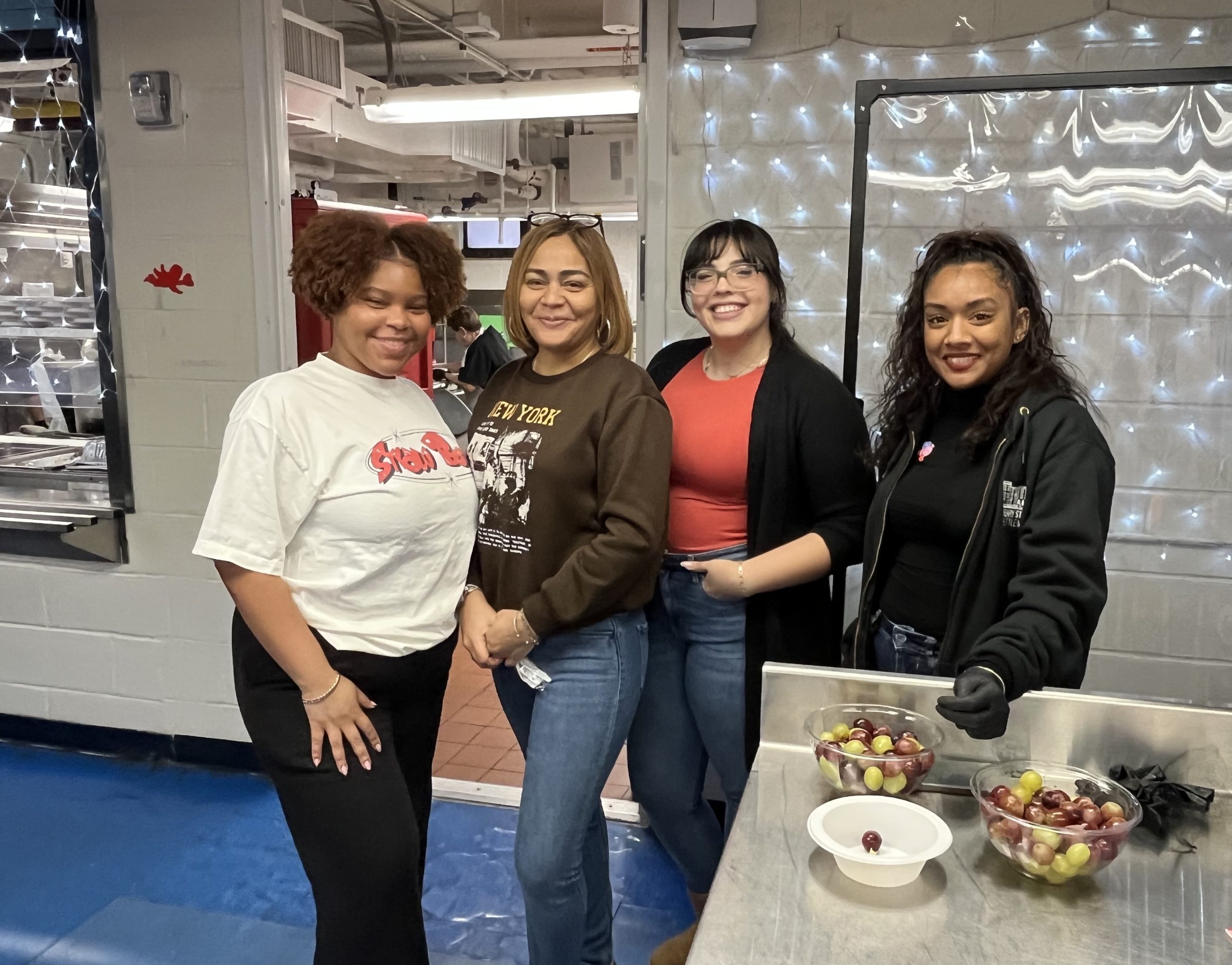 Jasmine Corchado and team members at the Older Adult Center.